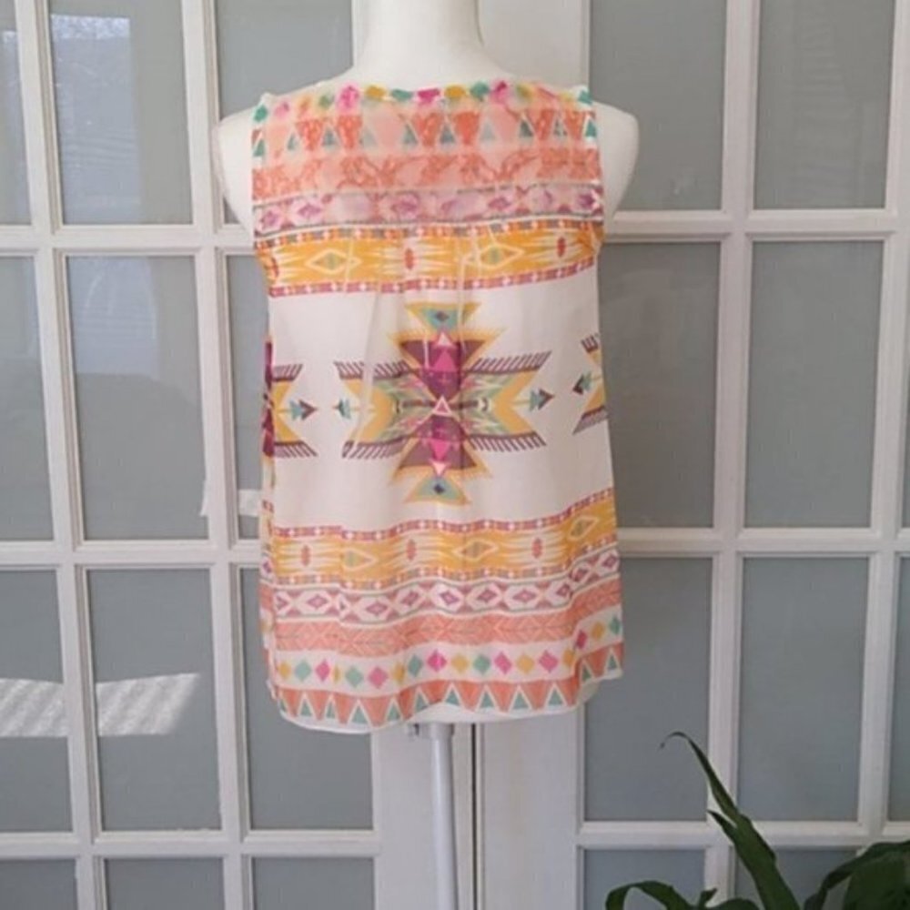 NWOT Oatt USA Layered Tiered Tank Top - Picture 6 of 13